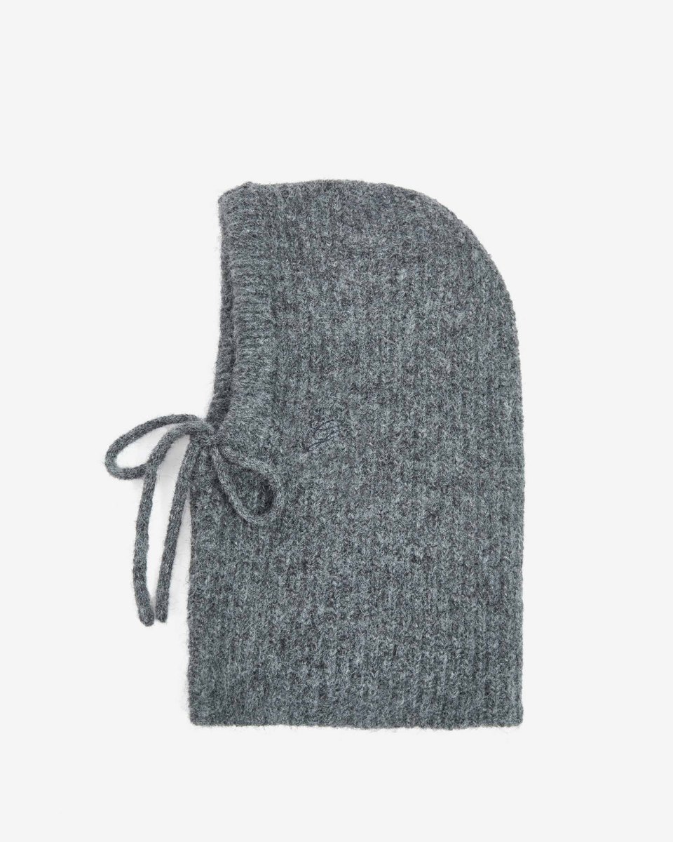 Cagoule en laine mélangée anthracite Samourai – Image 2